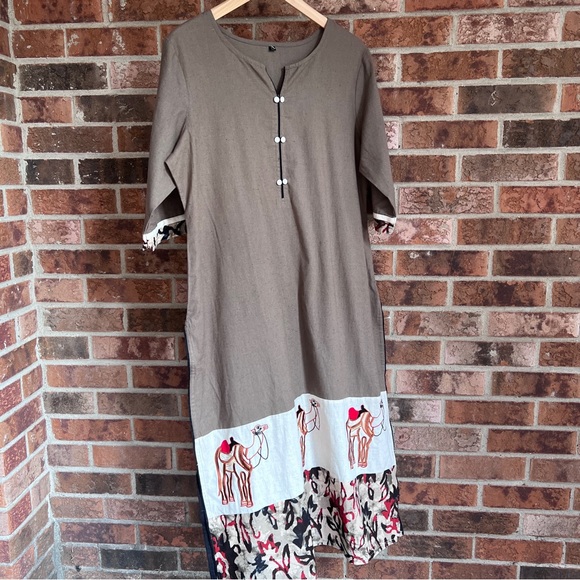Summer dress tunic XL - Picture 2 of 11